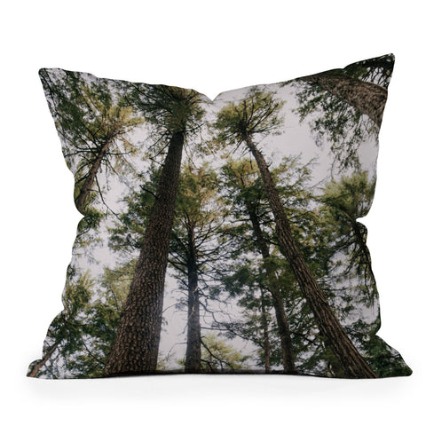 Hannah Kemp Some Trees Throw Pillow