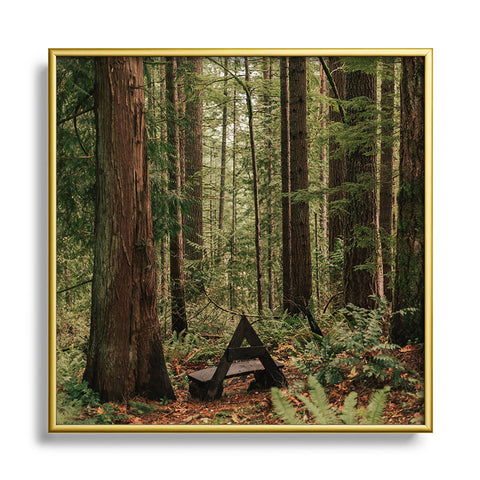 Hannah Kemp Somewhere Sacred Square Metal Framed Art Print