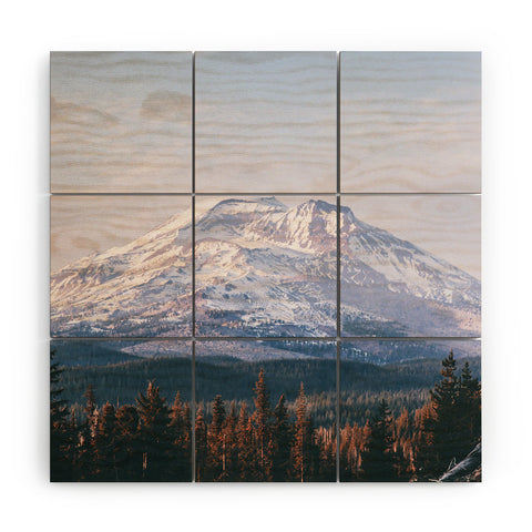 Hannah Kemp South Sister Wood Wall Mural