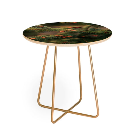 Hannah Kemp Spruce Tips Round Side Table