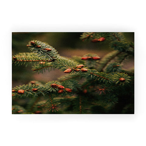 Hannah Kemp Spruce Tips Welcome Mat