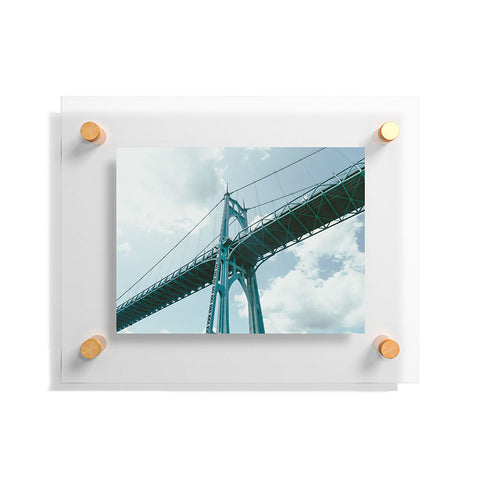 Hannah Kemp St Johns Bridge Floating Acrylic Print