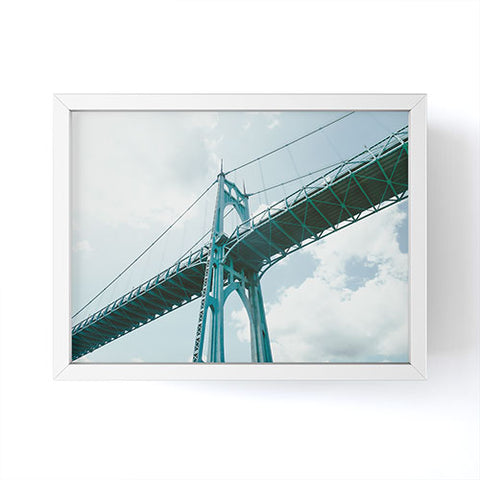 Hannah Kemp St Johns Bridge Framed Mini Art Print