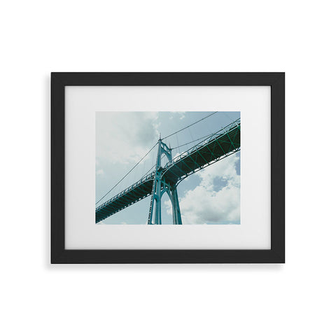Hannah Kemp St Johns Bridge Framed Art Print