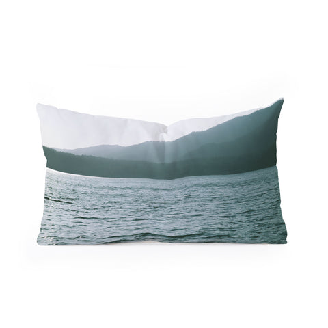 Hannah Kemp Summer Lake Days Oblong Throw Pillow