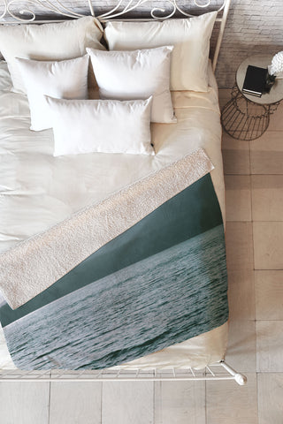 Hannah Kemp Summer Lake Days Fleece Throw Blanket