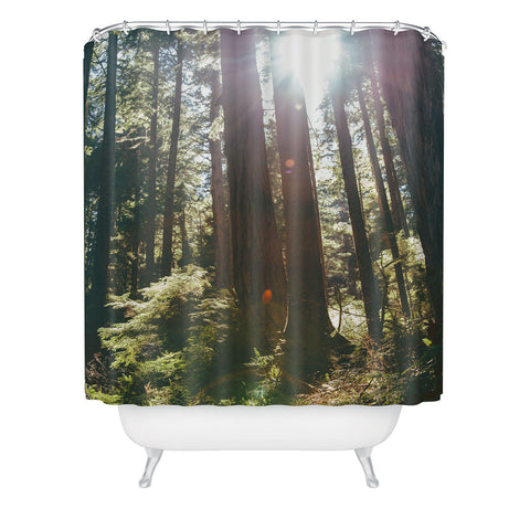 Hannah Kemp Sunny Forest Shower Curtain