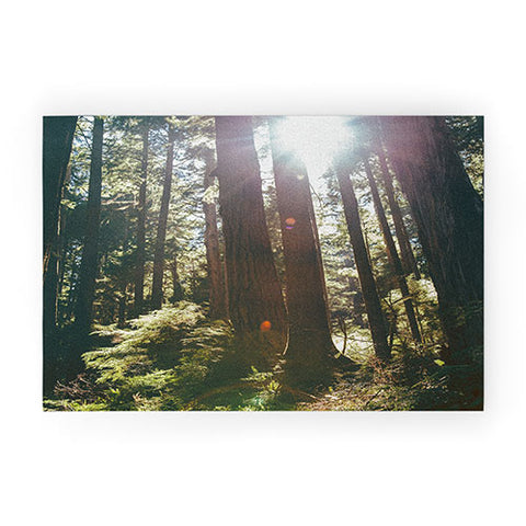 Hannah Kemp Sunny Forest Welcome Mat