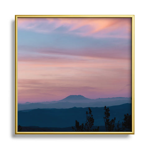 Hannah Kemp Sweet Evenings Square Metal Framed Art Print