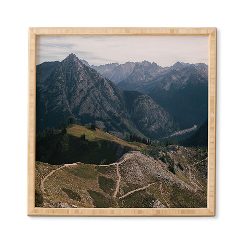 Hannah Kemp Switchbacks Framed Wall Art