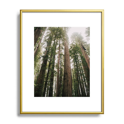Hannah Kemp Tall Trees Metal Framed Art Print