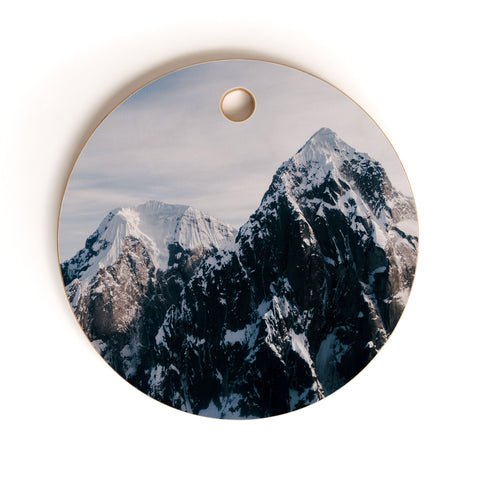 Hannah Kemp The Alaska Range Cutting Board Round