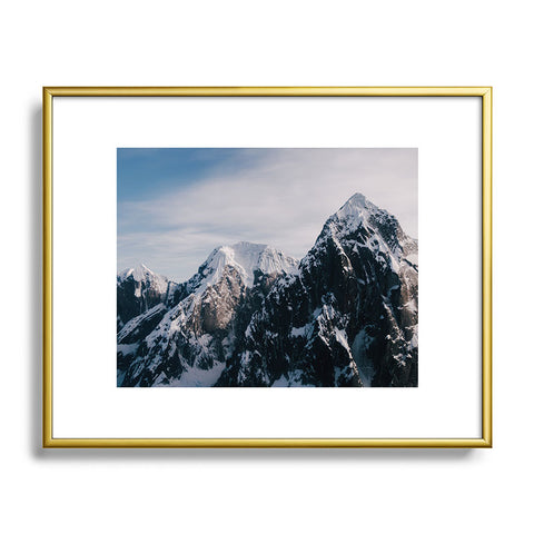Hannah Kemp The Alaska Range Metal Framed Art Print