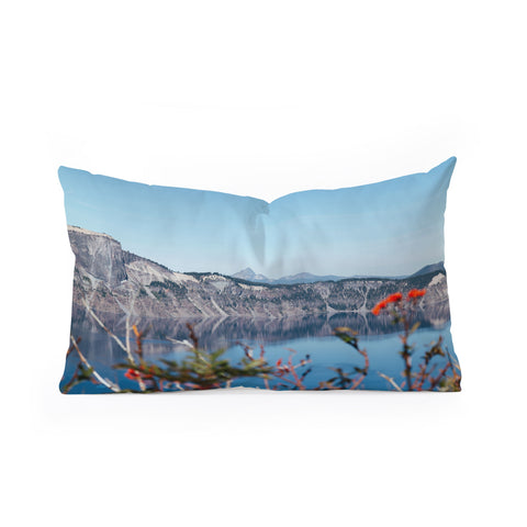 Hannah Kemp Thielsen from Crater Lake Oblong Throw Pillow