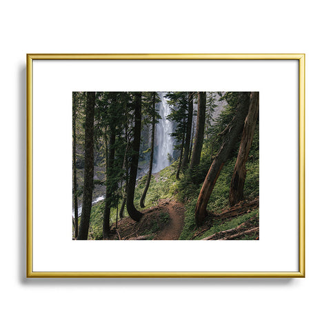 Hannah Kemp To the Falls Metal Framed Art Print