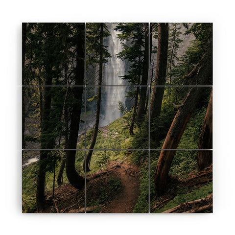 Hannah Kemp To the Falls Wood Wall Mural