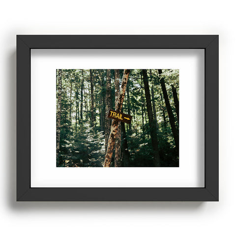 Hannah Kemp Trail Sign Recessed Framing Rectangle