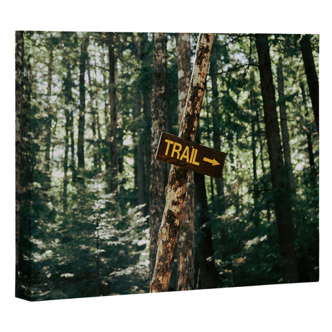 Hannah Kemp Trail Sign Art Canvas