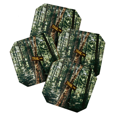 Hannah Kemp Trail Sign Coaster Set