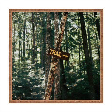 Hannah Kemp Trail Sign Square Tray