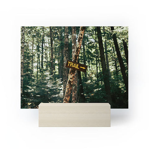 Hannah Kemp Trail Sign Mini Art Print