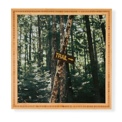 Hannah Kemp Trail Sign Framed Wall Art