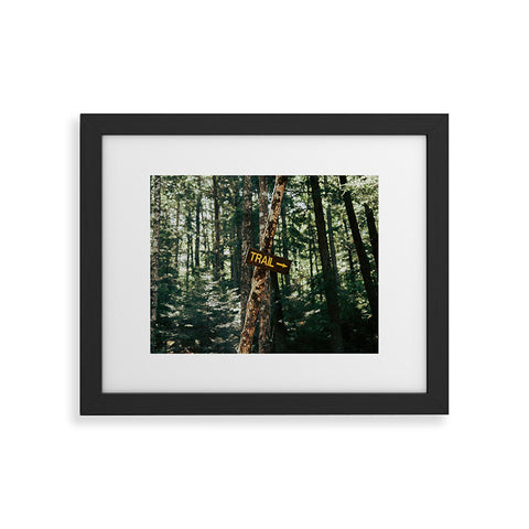 Hannah Kemp Trail Sign Framed Art Print