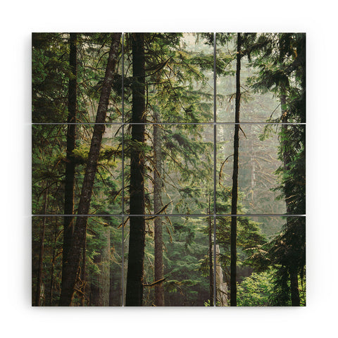 Hannah Kemp Tranquil Forest Wood Wall Mural