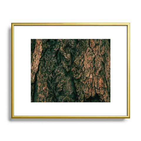 Hannah Kemp Tree Bark Metal Framed Art Print