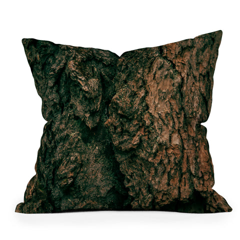 Hannah Kemp Tree Bark Outdoor Throw Pillow