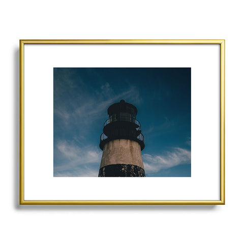 Hannah Kemp Washington Lighthouse Metal Framed Art Print