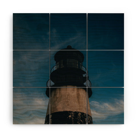 Hannah Kemp Washington Lighthouse Wood Wall Mural