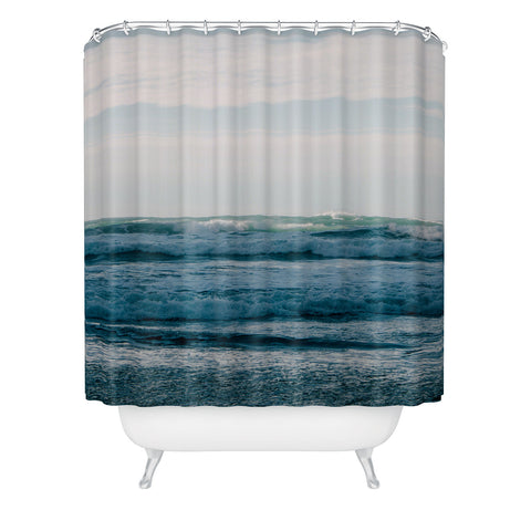 Hannah Kemp Waves Shower Curtain