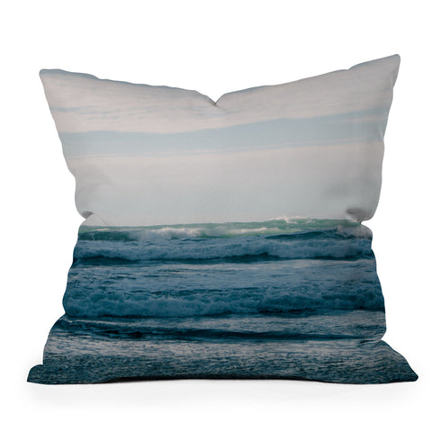 Hannah Kemp Waves Outdoor Throw Pillow