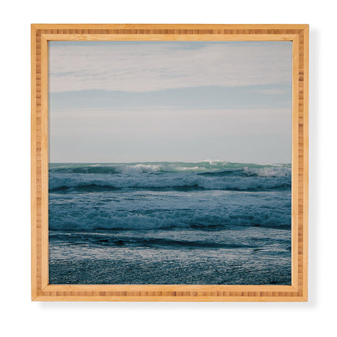 Hannah Kemp Waves Framed Wall Art