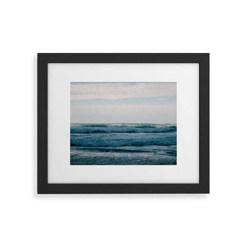 Hannah Kemp Waves Framed Art Print