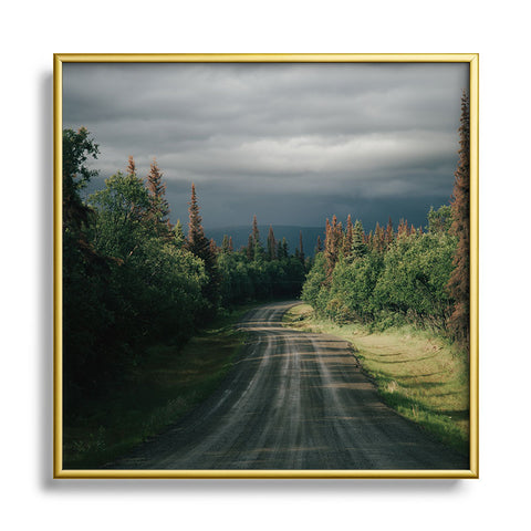 Hannah Kemp Where To Square Metal Framed Art Print