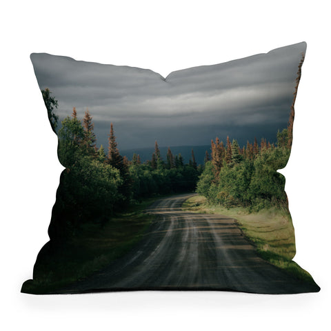 Hannah Kemp Where To Outdoor Throw Pillow