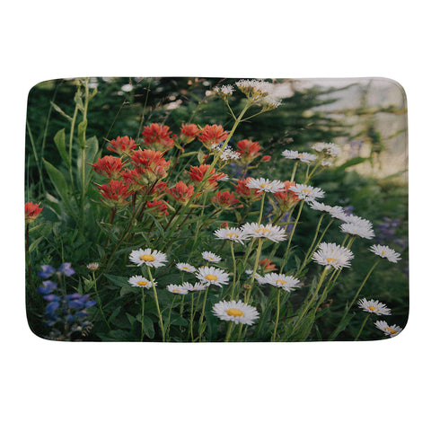 Hannah Kemp Wildflower Bunch Memory Foam Bath Mat