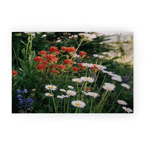 Hannah Kemp Wildflower Bunch Welcome Mat