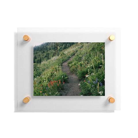 Hannah Kemp Wildflower Hike Floating Acrylic Print