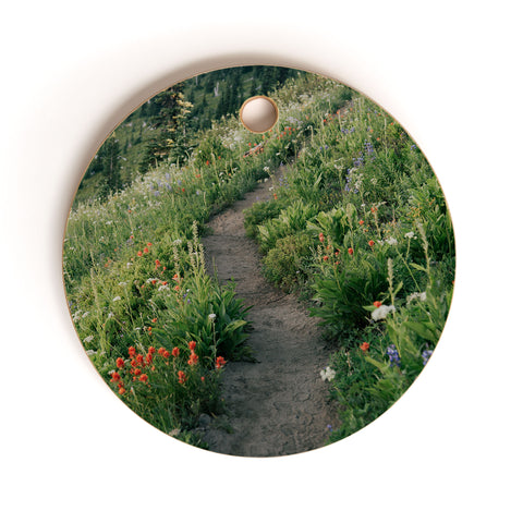 Hannah Kemp Wildflower Hike Cutting Board Round