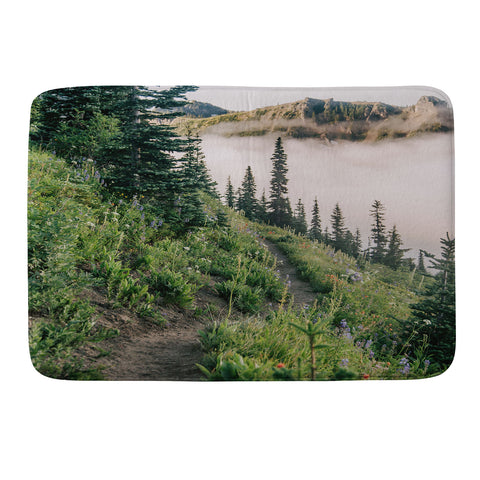 Hannah Kemp Wildflower Hike II Memory Foam Bath Mat