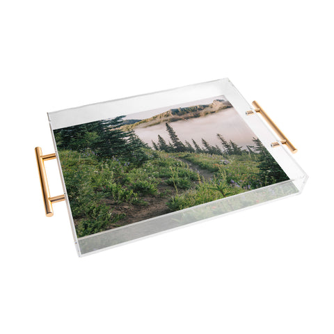 Hannah Kemp Wildflower Hike II Acrylic Tray