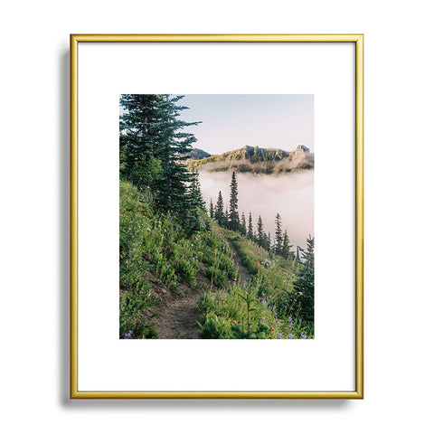 Hannah Kemp Wildflower Hike II Metal Framed Art Print