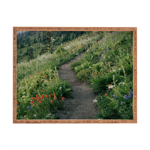 Hannah Kemp Wildflower Hike Rectangular Tray