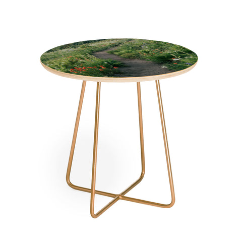 Hannah Kemp Wildflower Hike Round Side Table