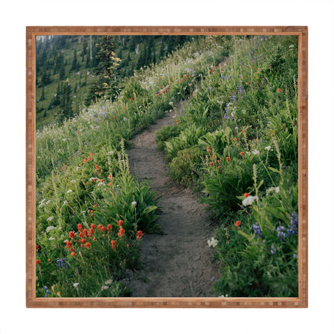 Hannah Kemp Wildflower Hike Square Tray
