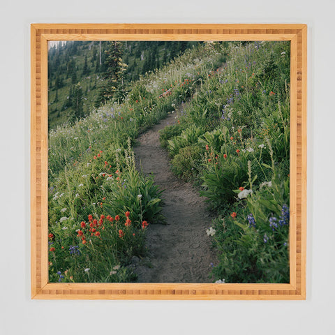 Hannah Kemp Wildflower Hike Framed Wall Art