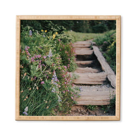 Hannah Kemp Wildflower Steps Framed Wall Art